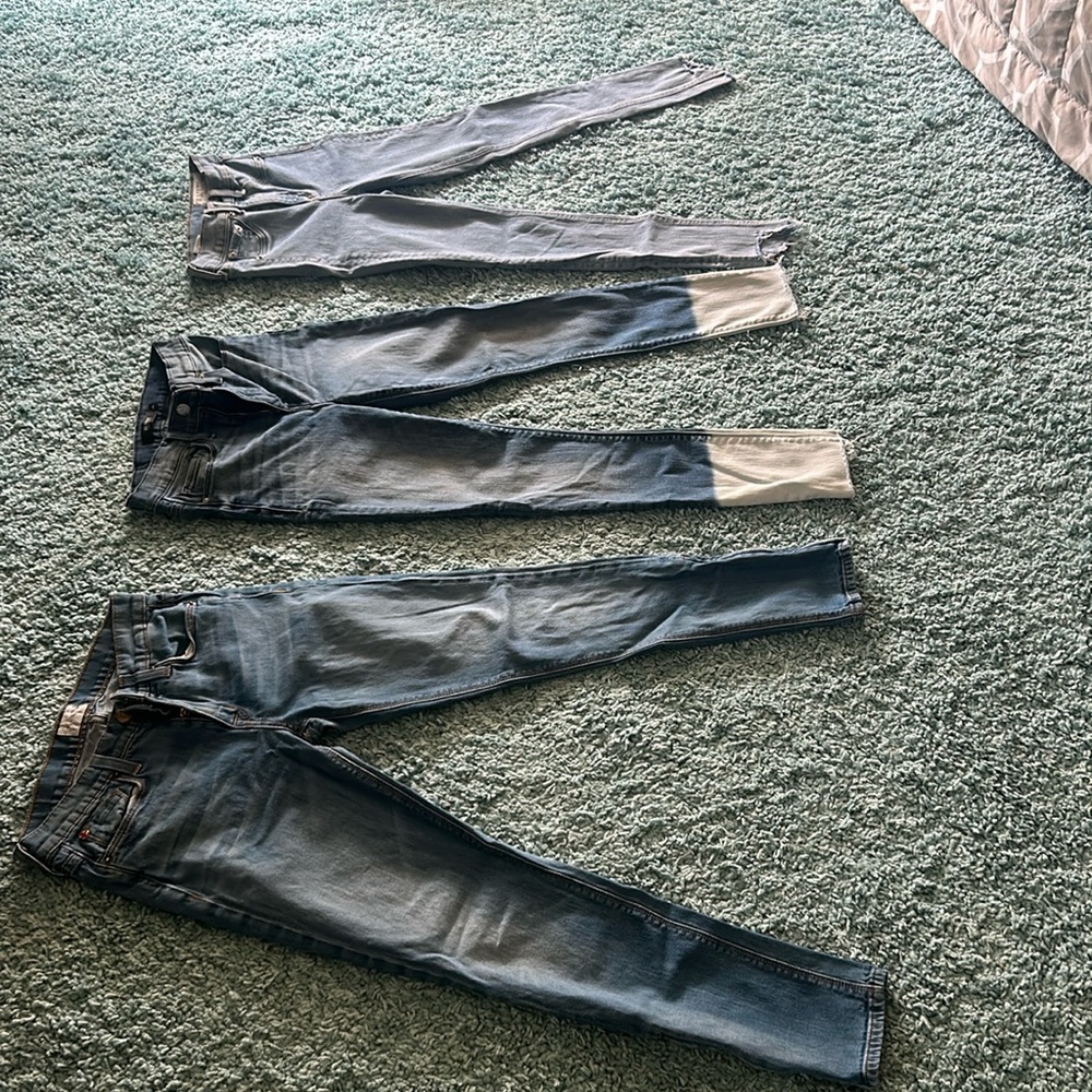 2-Hudson and 1-Rag & Bone Jeans Sizes 26, 25, 24